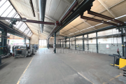 Frontbild Lagerfläche L1 - ebenerdig - Starkstrom - Sheddachhalle ca. 380 m²