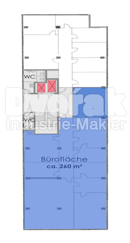 Bild 3 Grundriss 1.,2.,5. OG